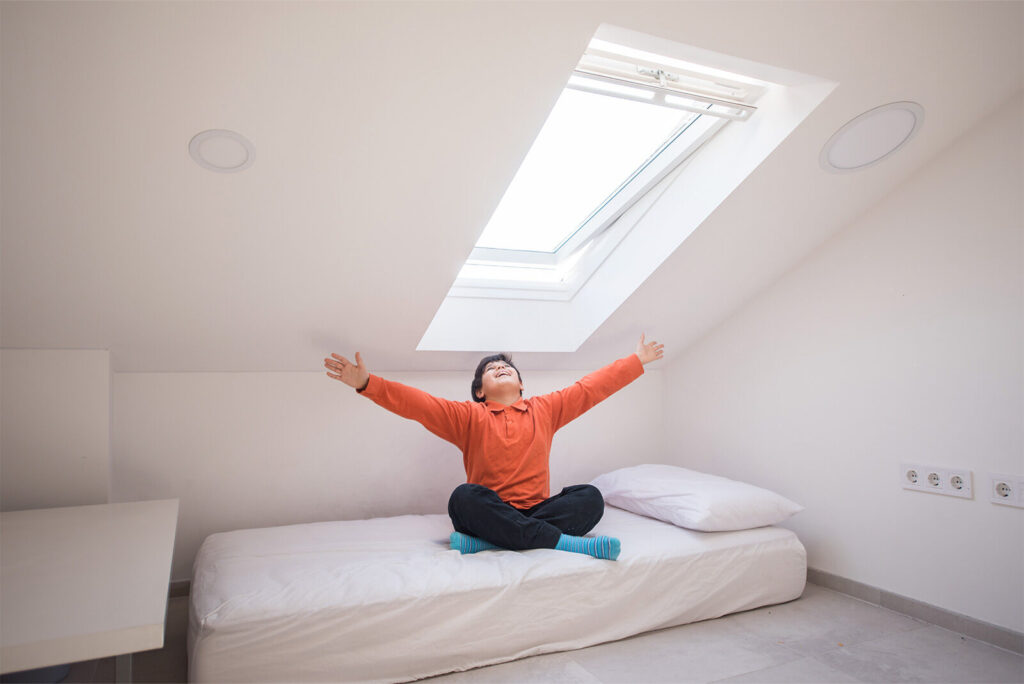 Claraboyas Eco Luz en habitación